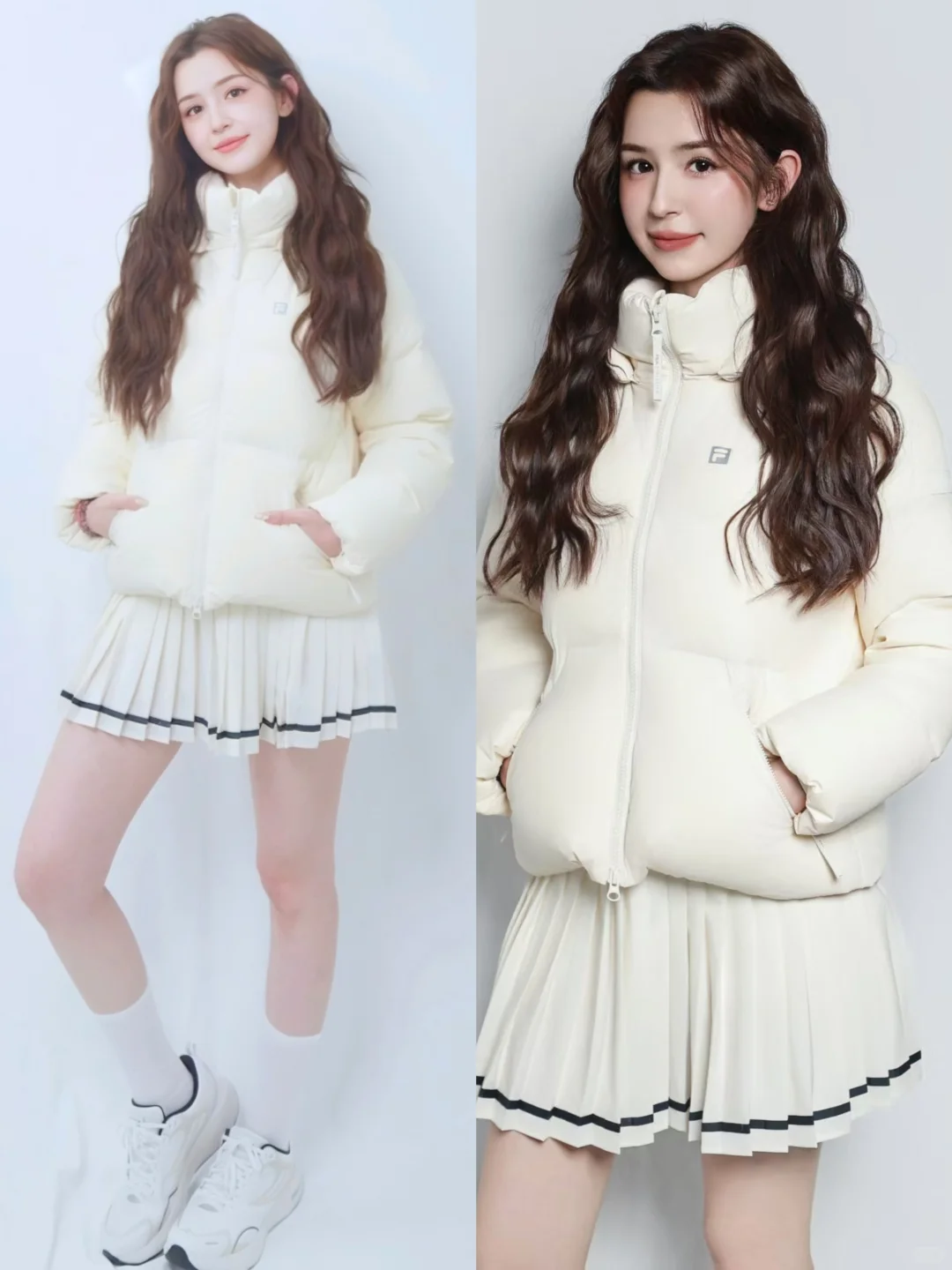 哈尼克孜新穿搭！我看到冬日美少女了