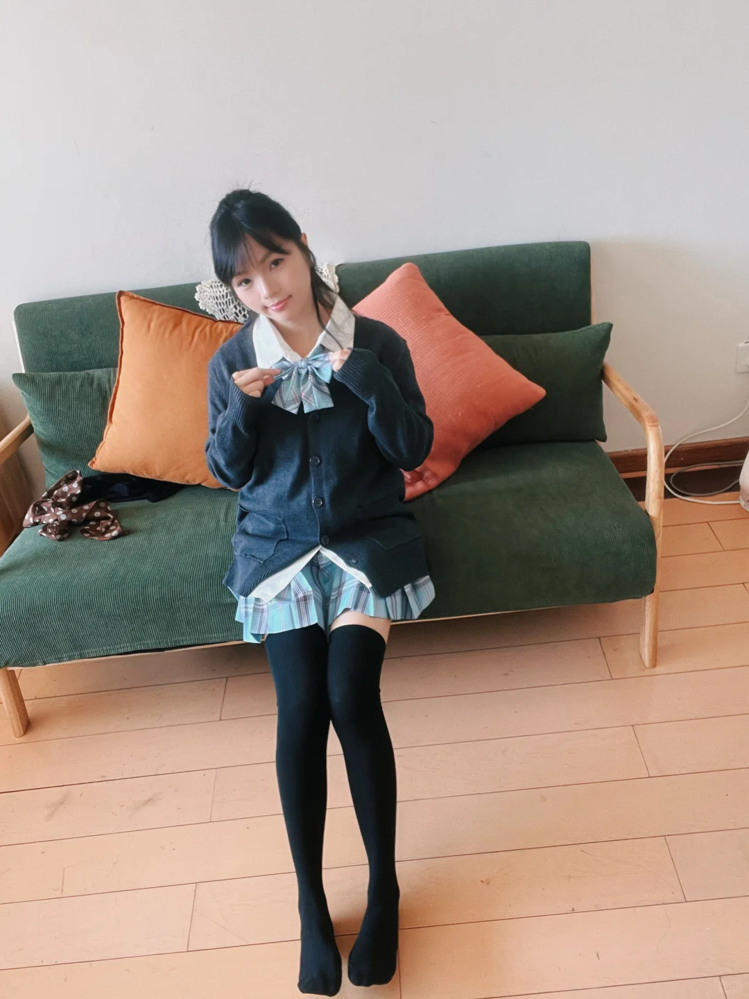 秋天就要穿大腿袜