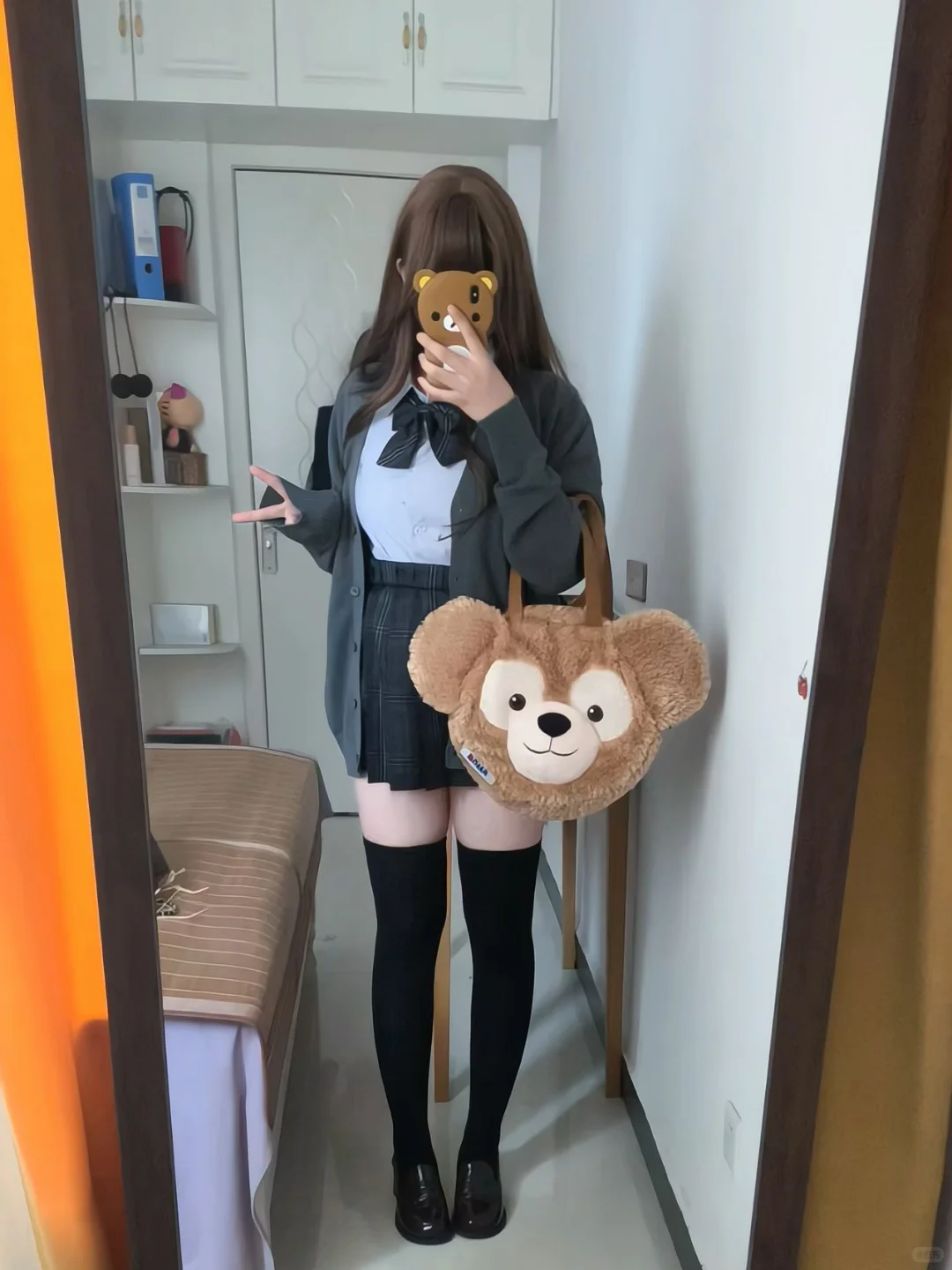 158/120 微胖肉肉感jk穿搭～