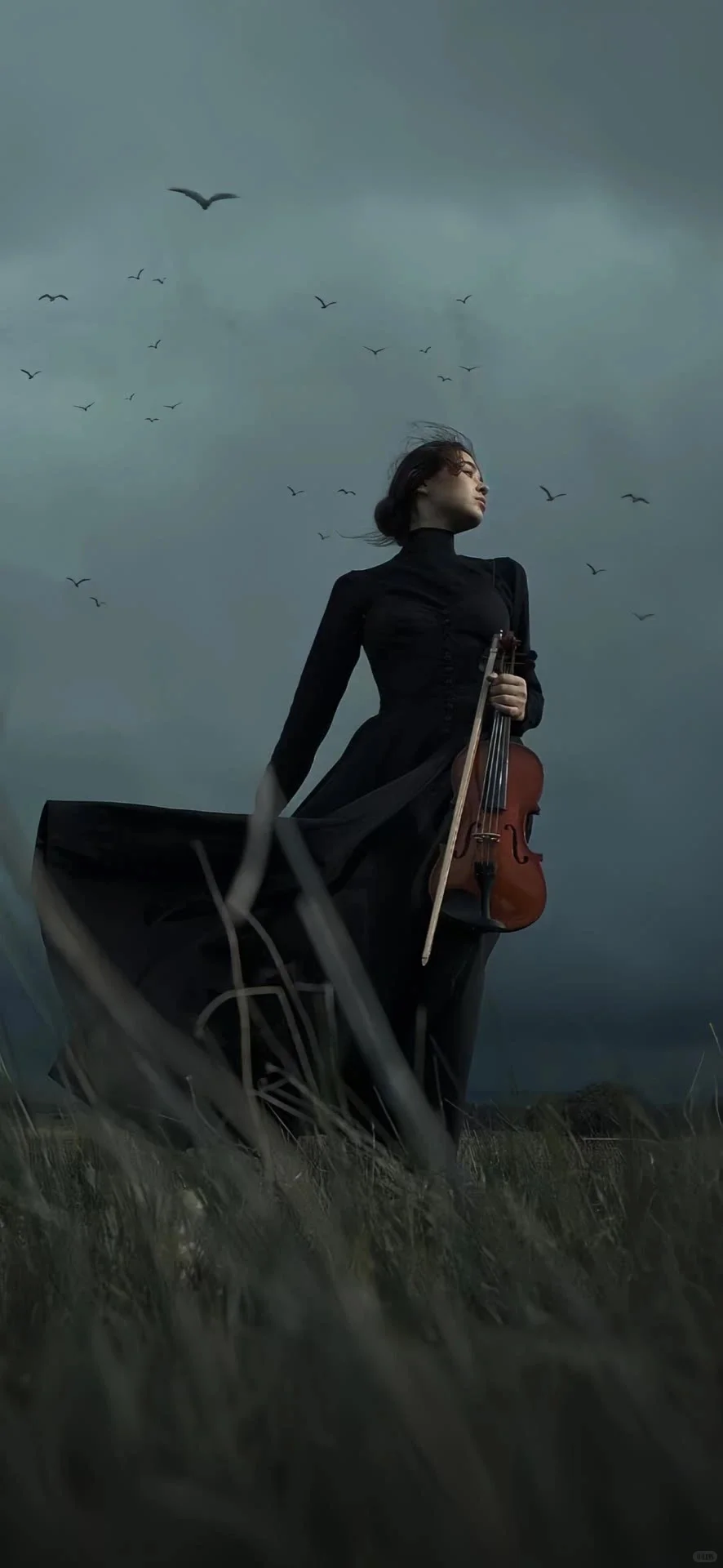 怎么会有这么好看的背影壁纸呀～