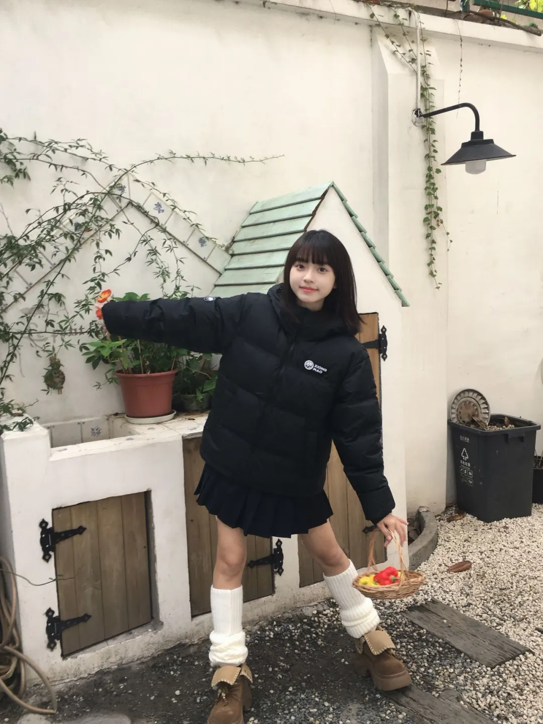 161 s码｜教科书级别的冬日JK妹穿搭！