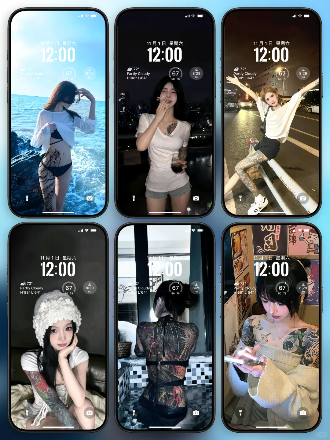 刺青纹身美女超清手机壁纸分享丨简介拿图