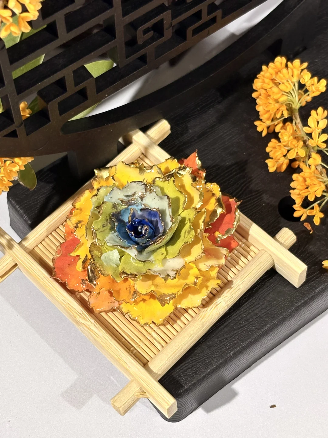 【陶瓷月季，国风雅致之选】