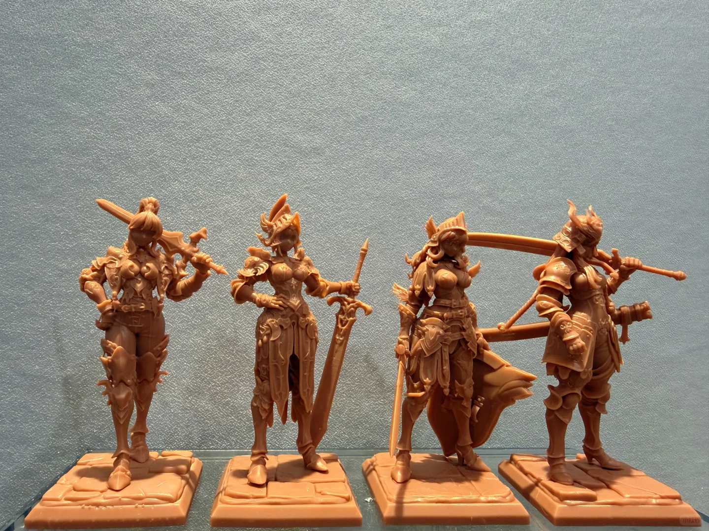 3d打印作品，罗宁美少女！