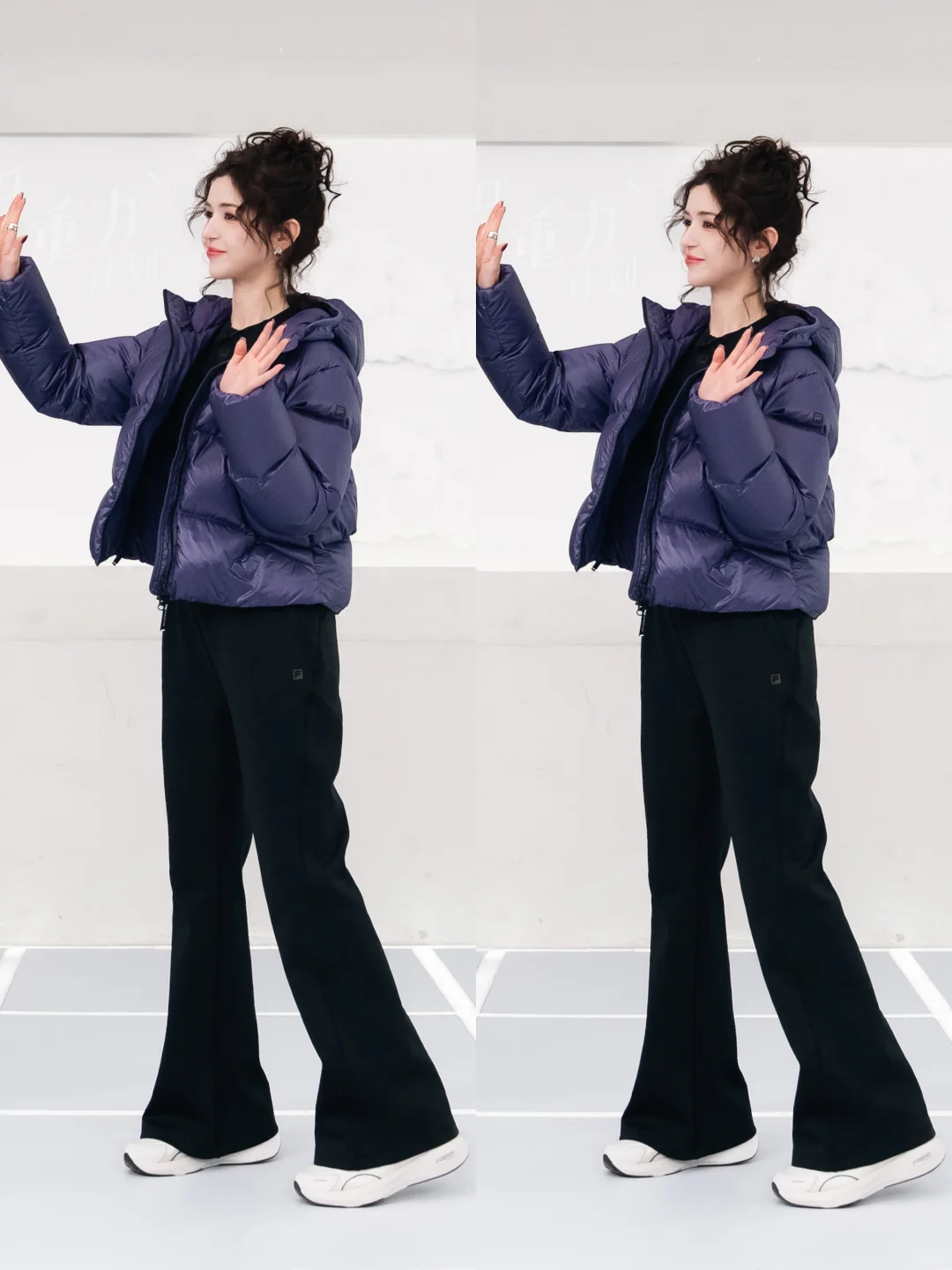 哈尼克孜新穿搭！我看到冬日美少女了