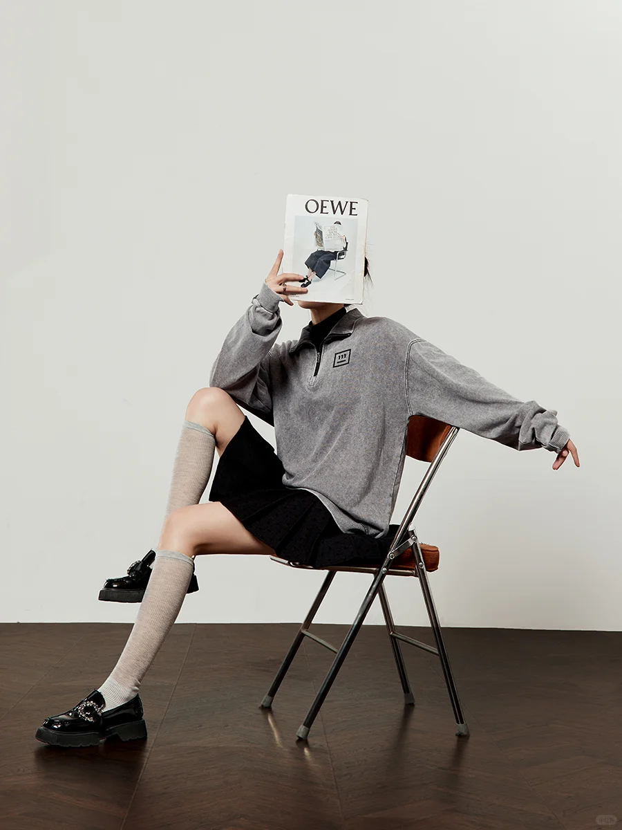 周里物 | 卫衣半裙JK感拉满🤩