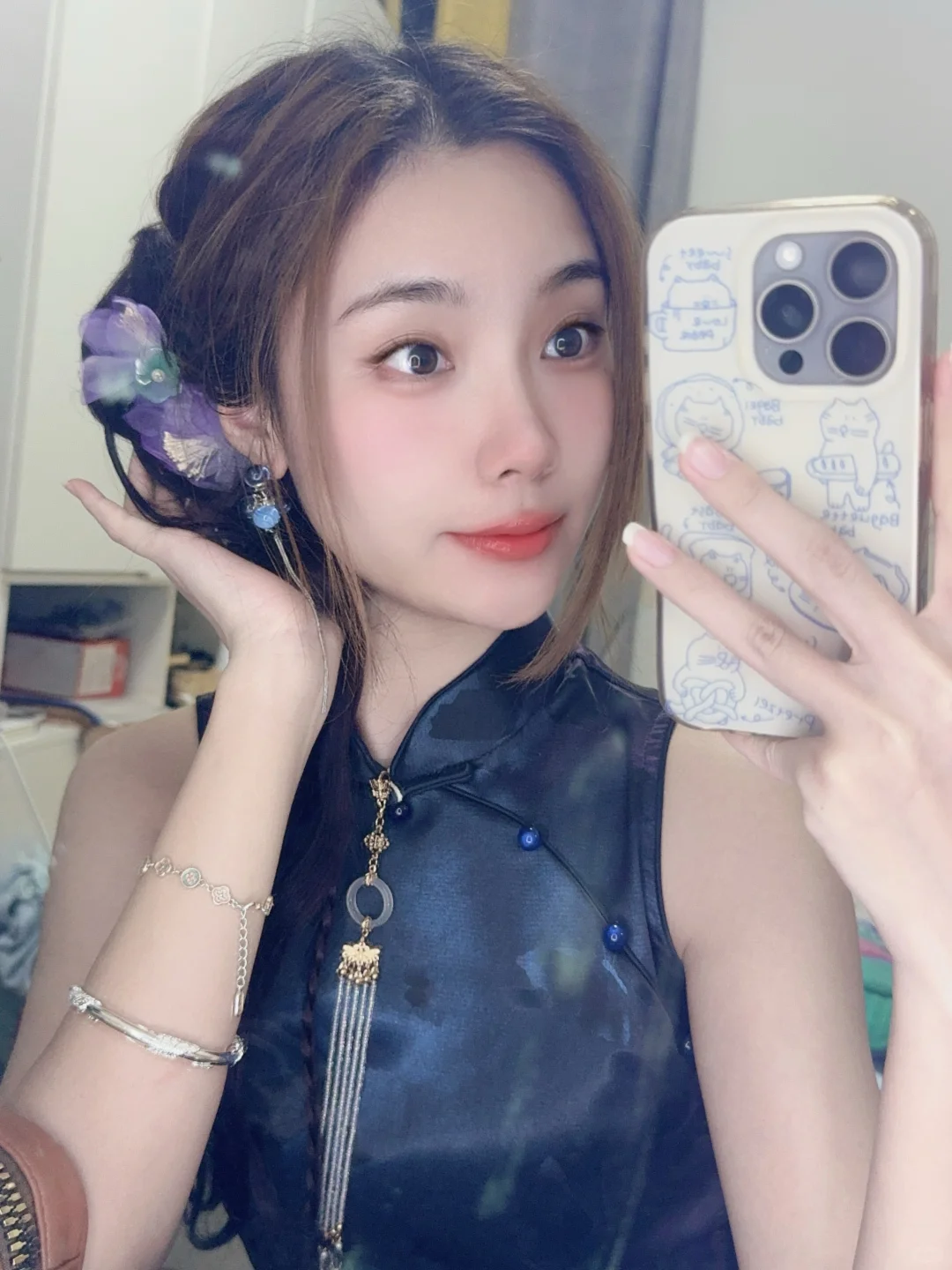 人就是会反复爱上旗袍🙂‍↕️