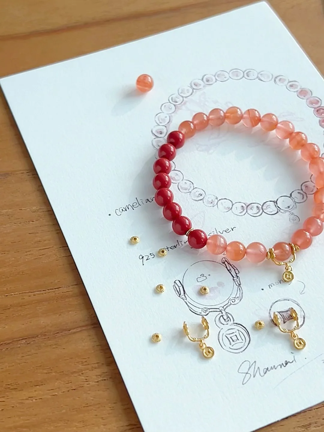 半红凝脂半朱华🏮几抹福运伴凝眸～