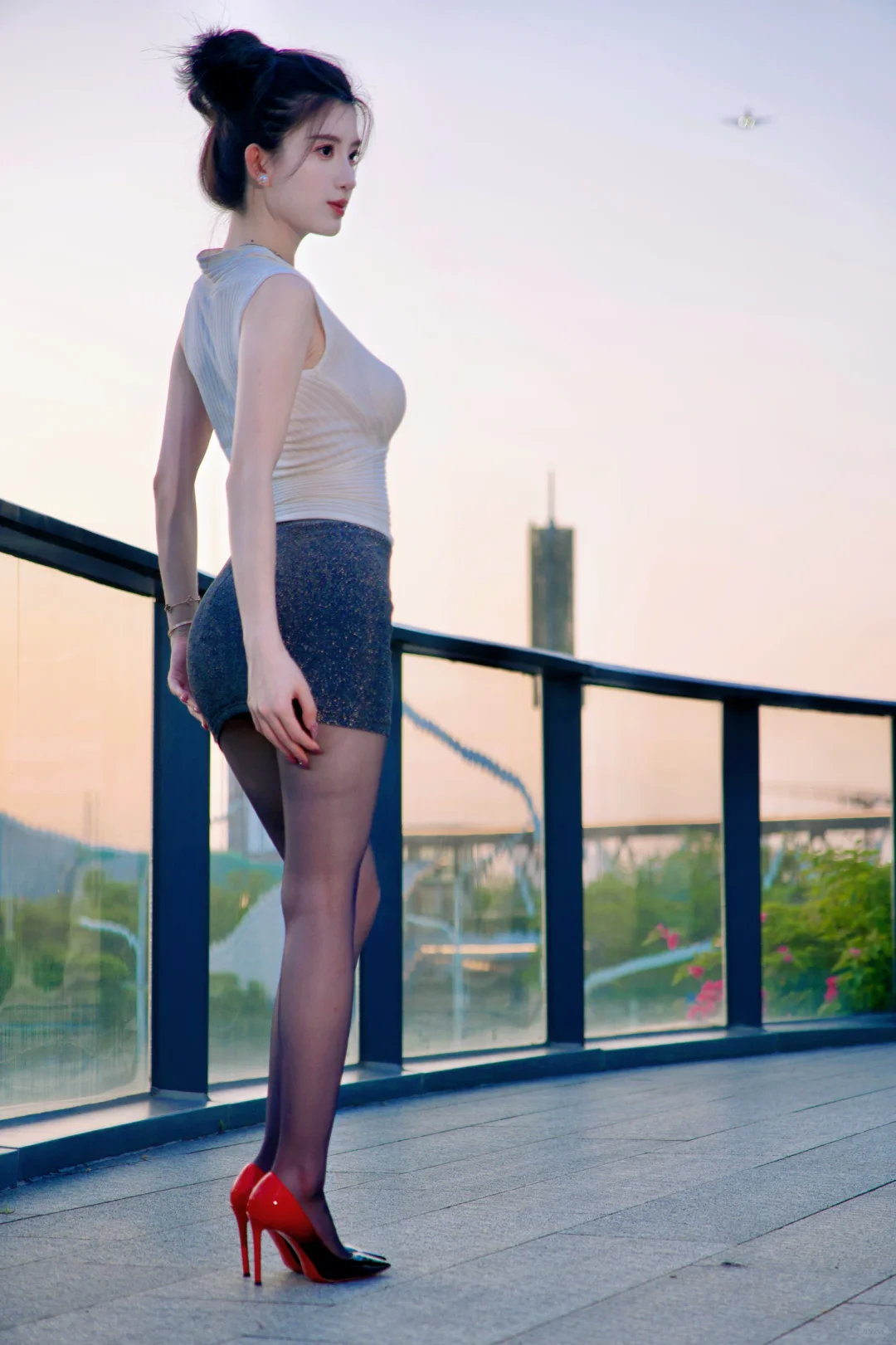 一线车模 超级网红 BB酱写真拍摄