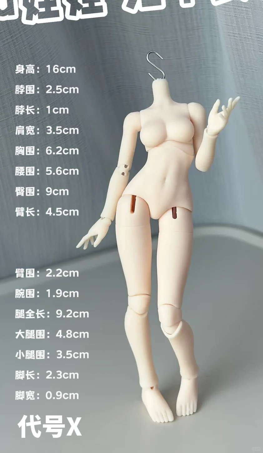 自存在蹲的bjd盲盒女素体数据总汇【高个篇