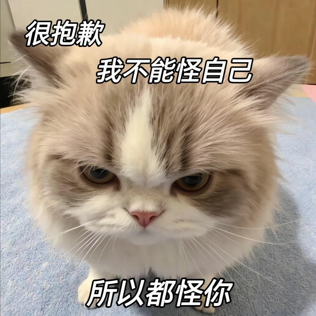 情侣聊天专用可爱小猫表情包