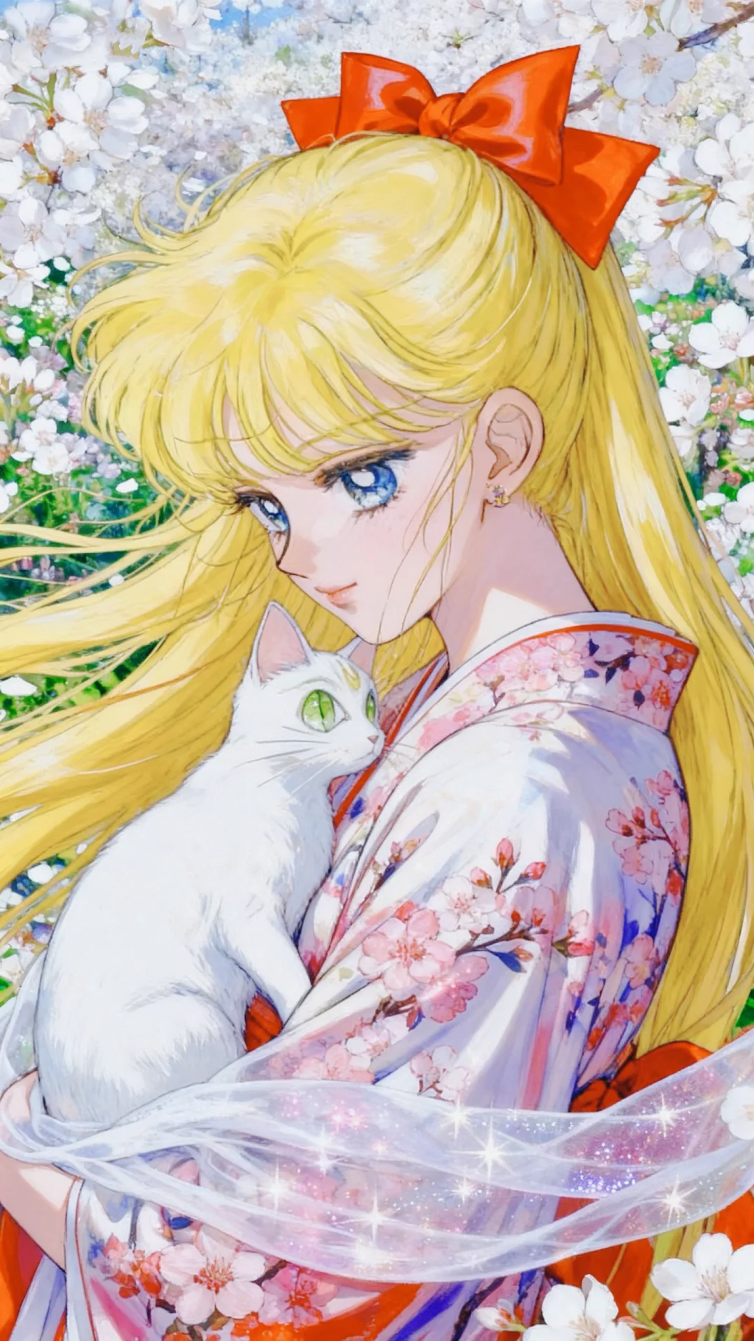 旧漫风美少女战士四时花卉壁纸（新增遥满）