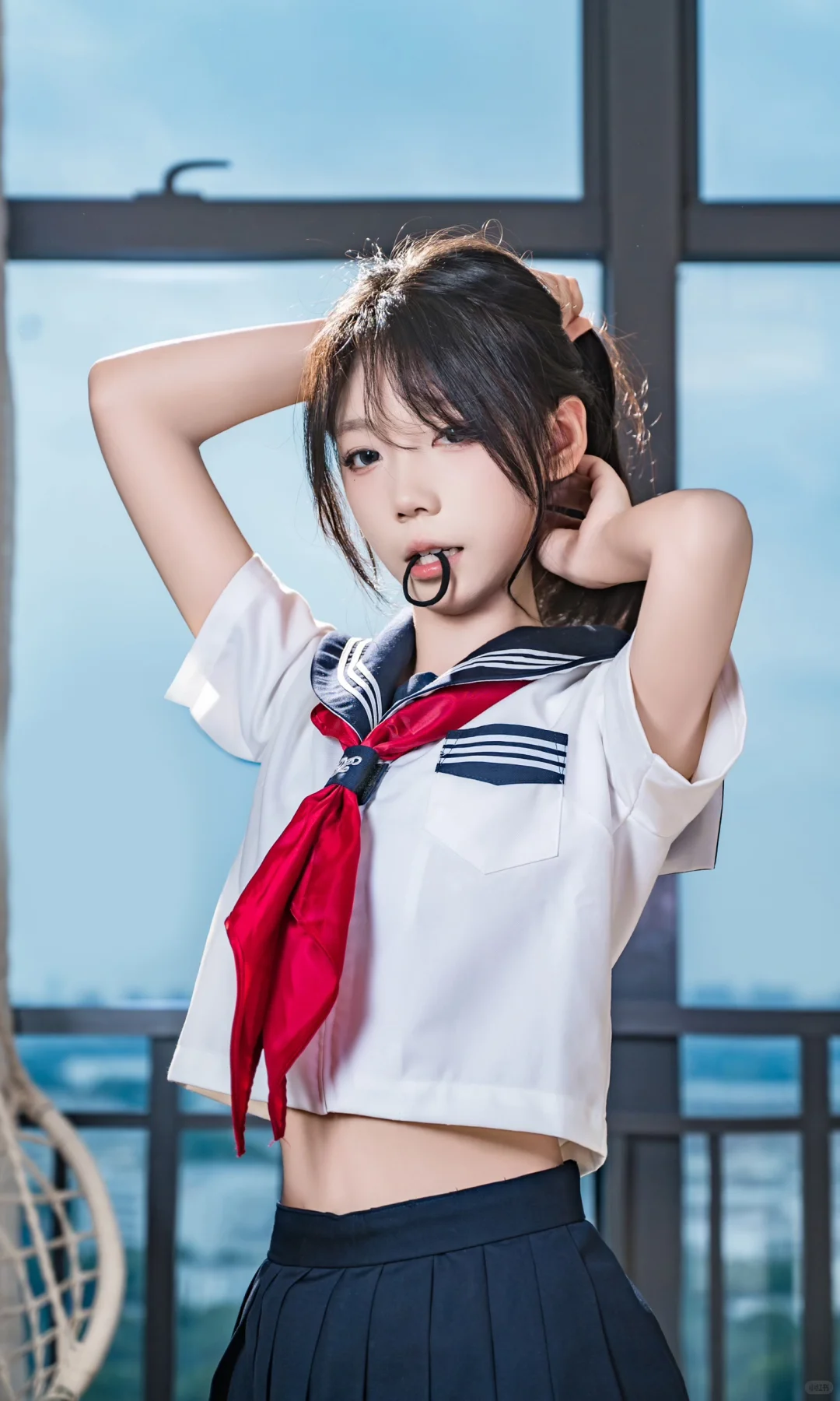 JK少女室内人像