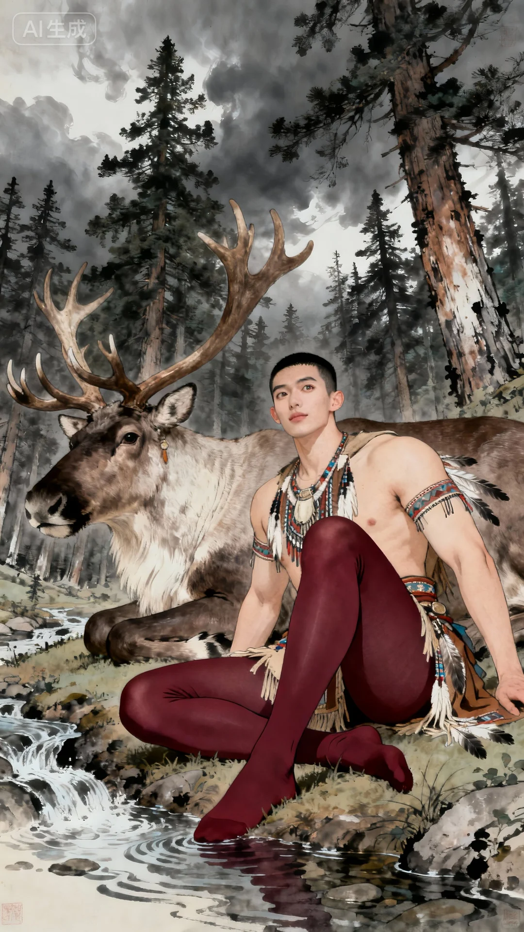 荒野之息🐅，男士丝袜，释放野性。