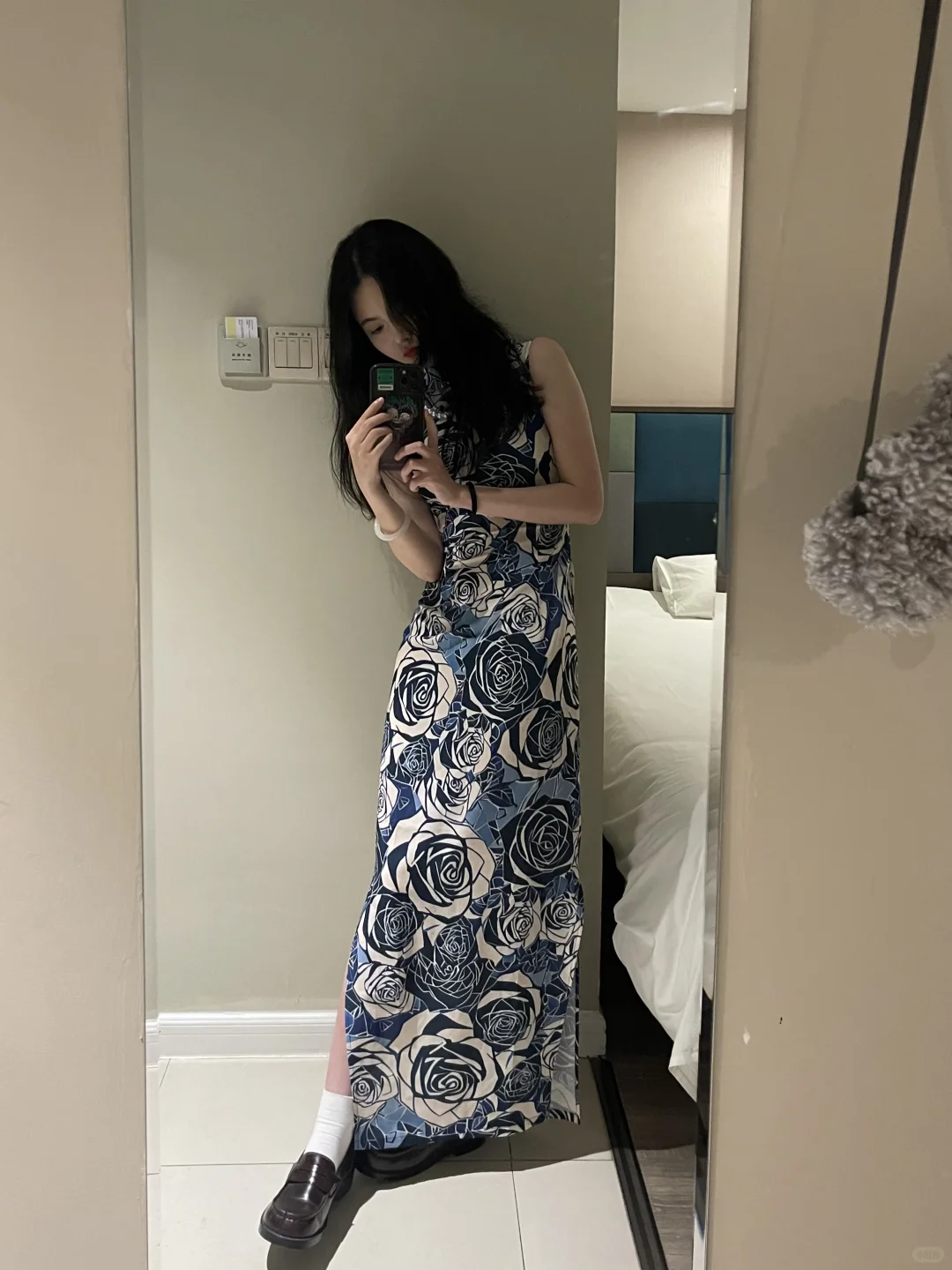 被许多人问的玫瑰旗袍