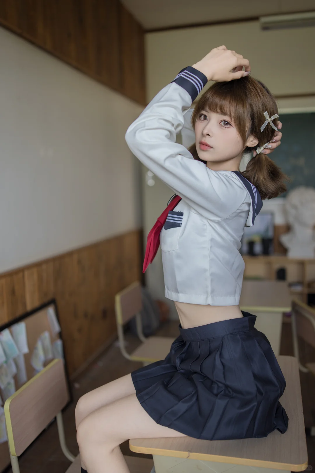 复古教室与JK的碰撞｜