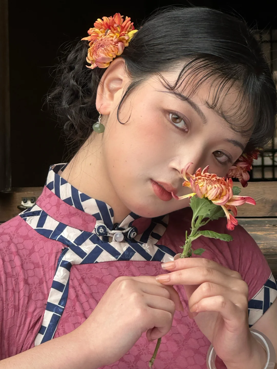 看看是谁在武汉拍到了画报风旗袍写真！