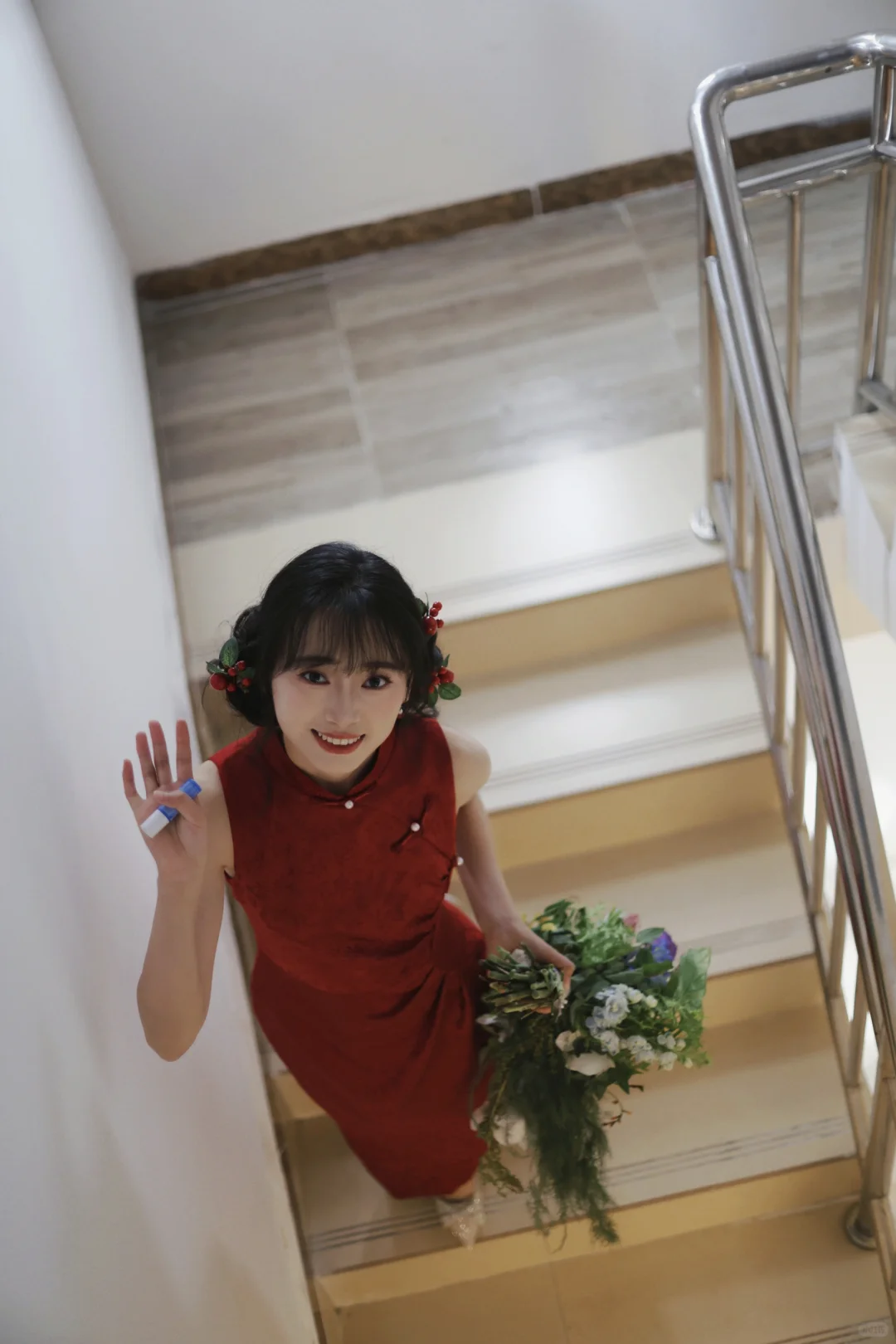 婚礼上最出片的是自己买的旗袍哈哈哈