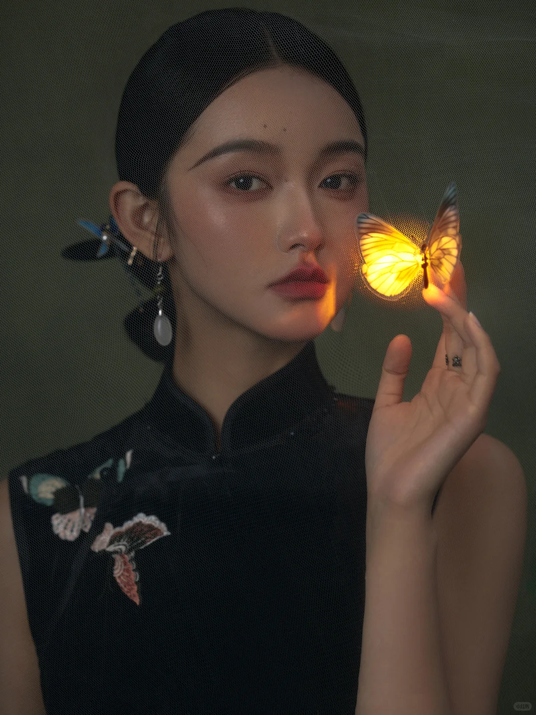 🦋中式旗袍写真｜把工笔画意境穿在身上！