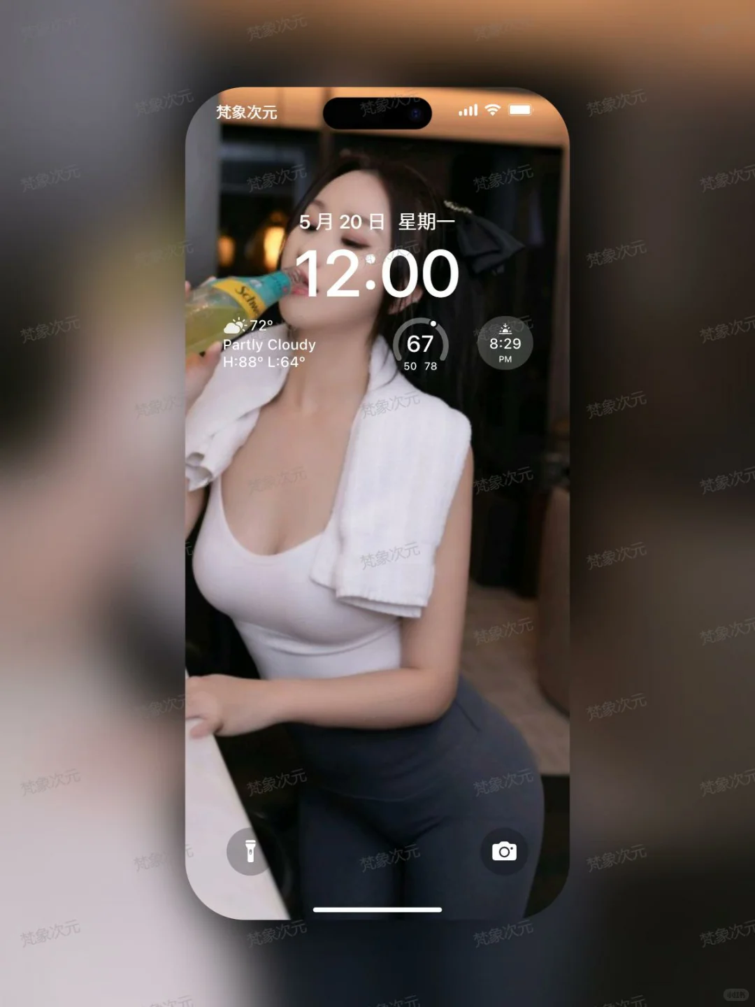 性感美女手机壁纸 你的私人尤物壁纸杏子~