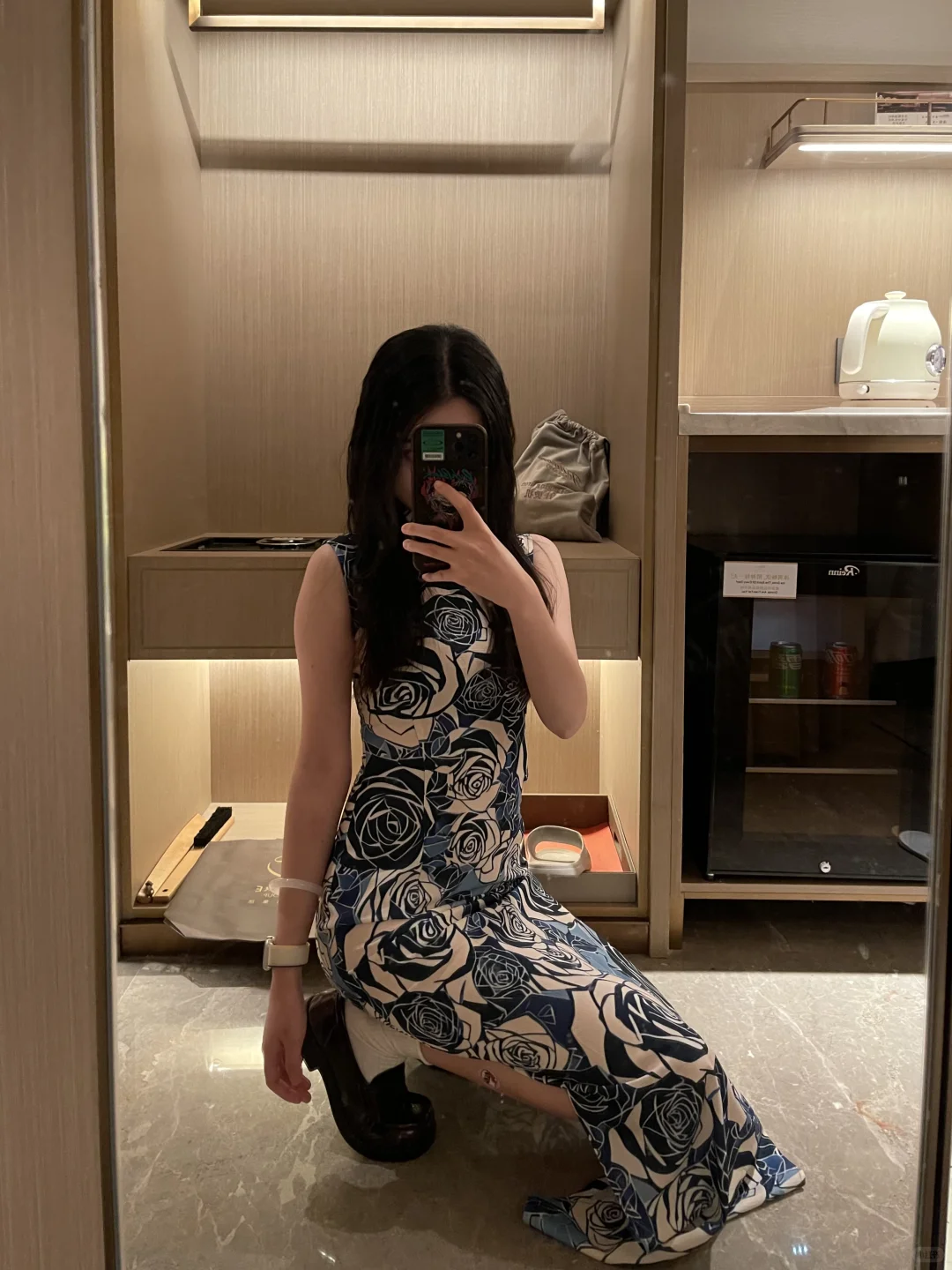 被许多人问的玫瑰旗袍