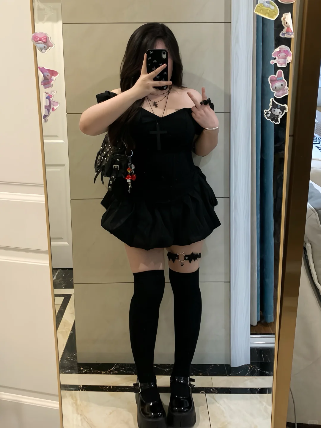 155/130｜过膝袜微胖的绝对领域😻…