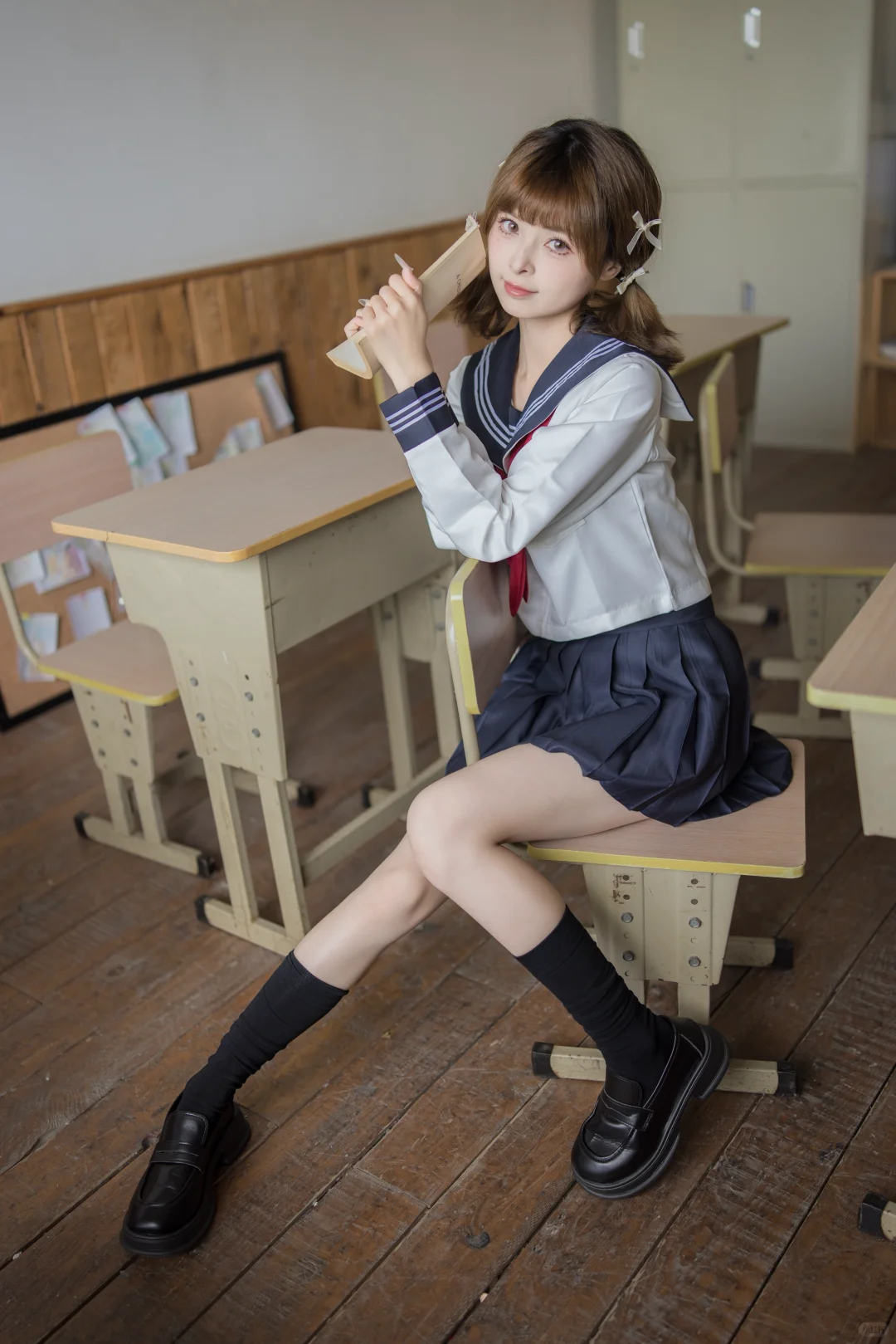 复古教室与JK的碰撞｜