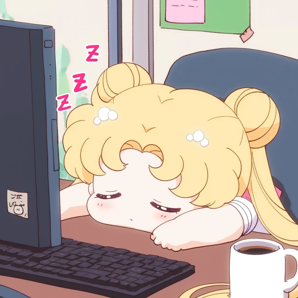 得了一看到工作就犯困的病💤 美少女战士