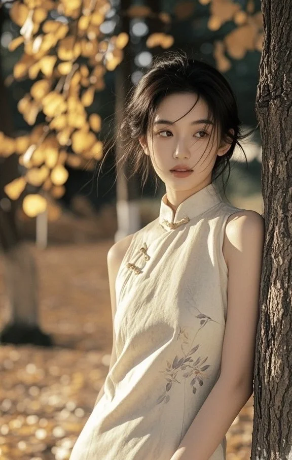 存一些新中式旗袍裙子拍照姿势📸，快来学！