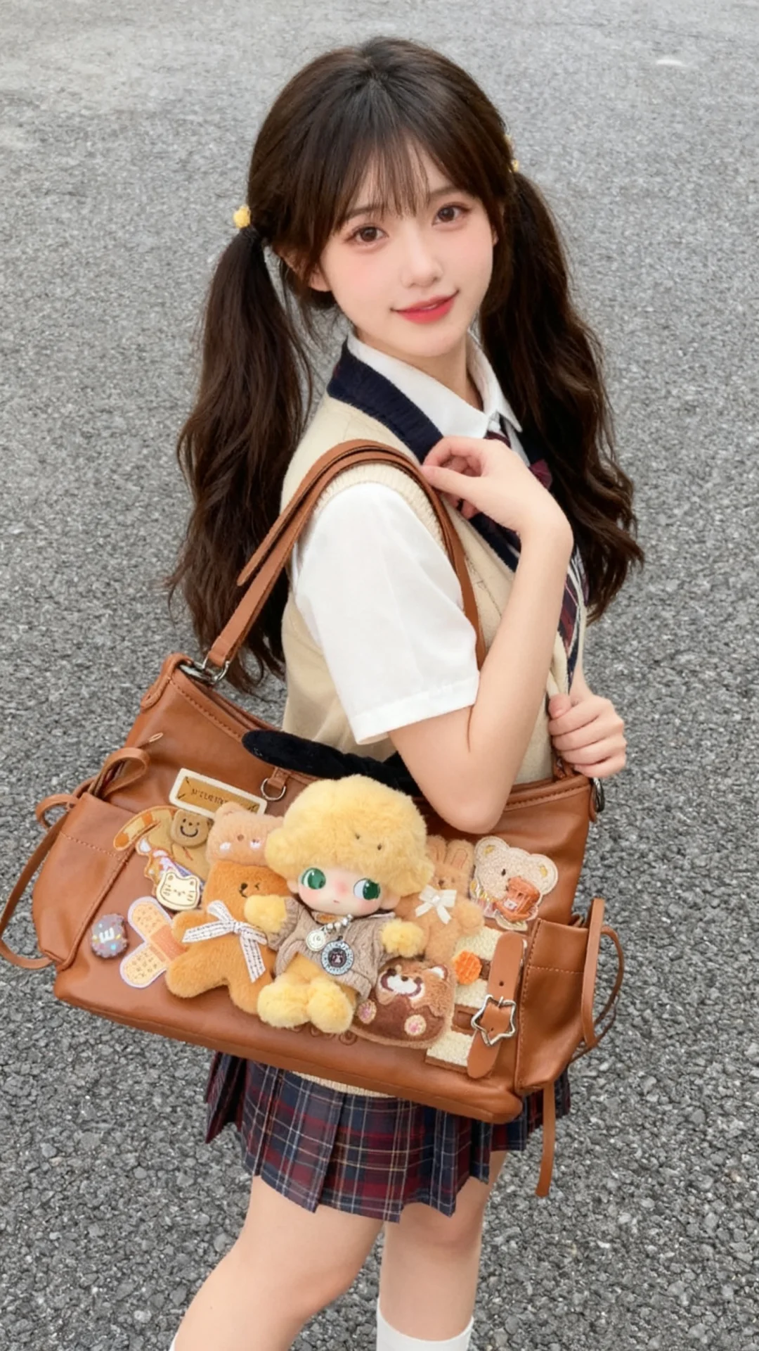 可爱超标！JK人必入的萌趣托特包✨