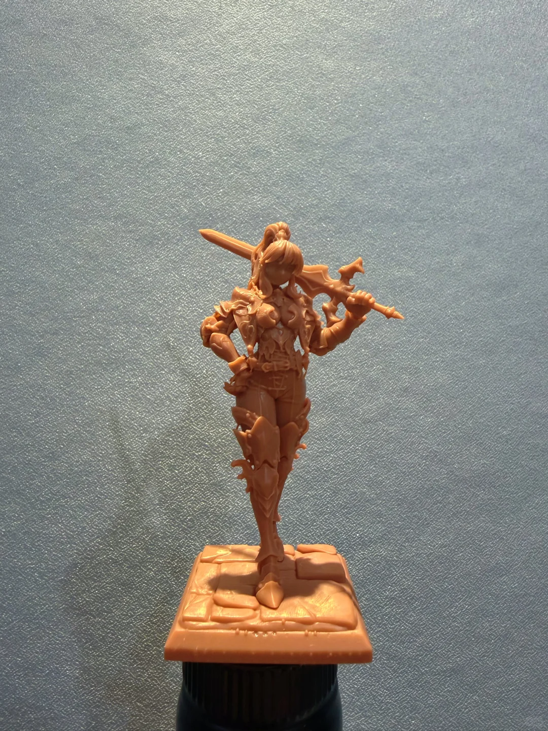 3d打印作品，罗宁美少女！