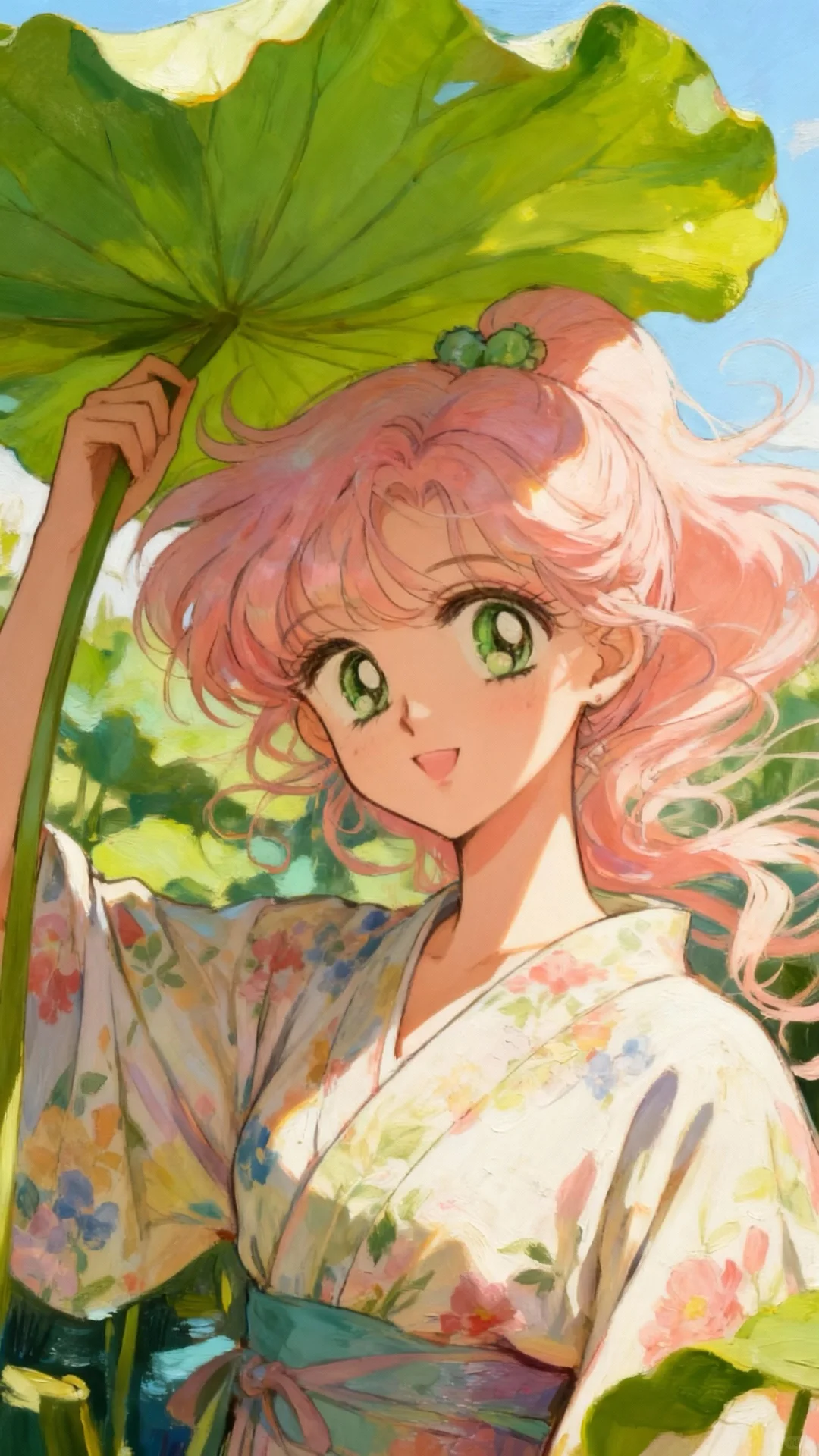 旧漫风美少女战士四时花卉壁纸（新增遥满）