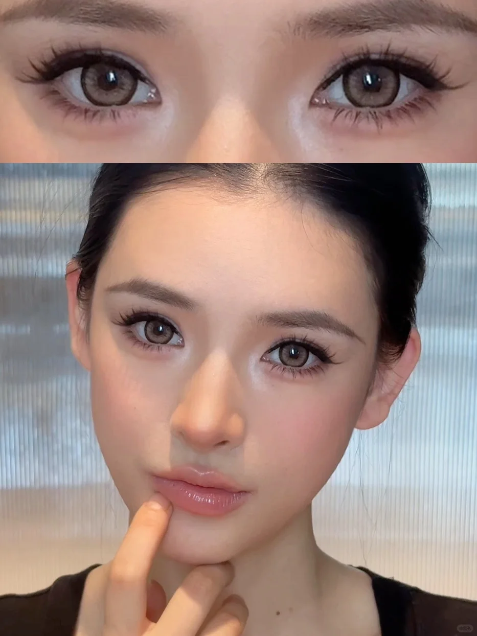 不知道啊，戴上就有baby混血味了…