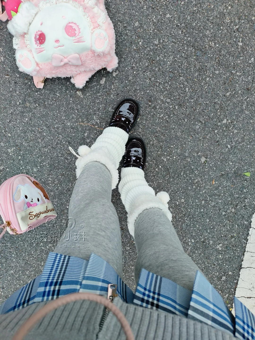 厚灰搭蓝色尊嘟很好看！