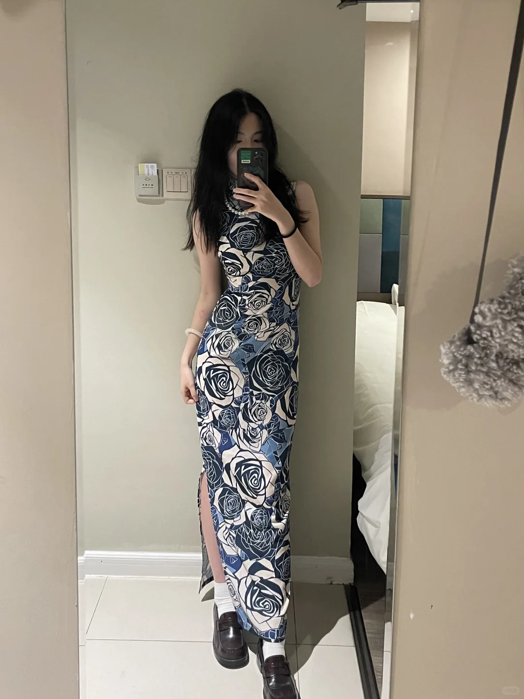 被许多人问的玫瑰旗袍