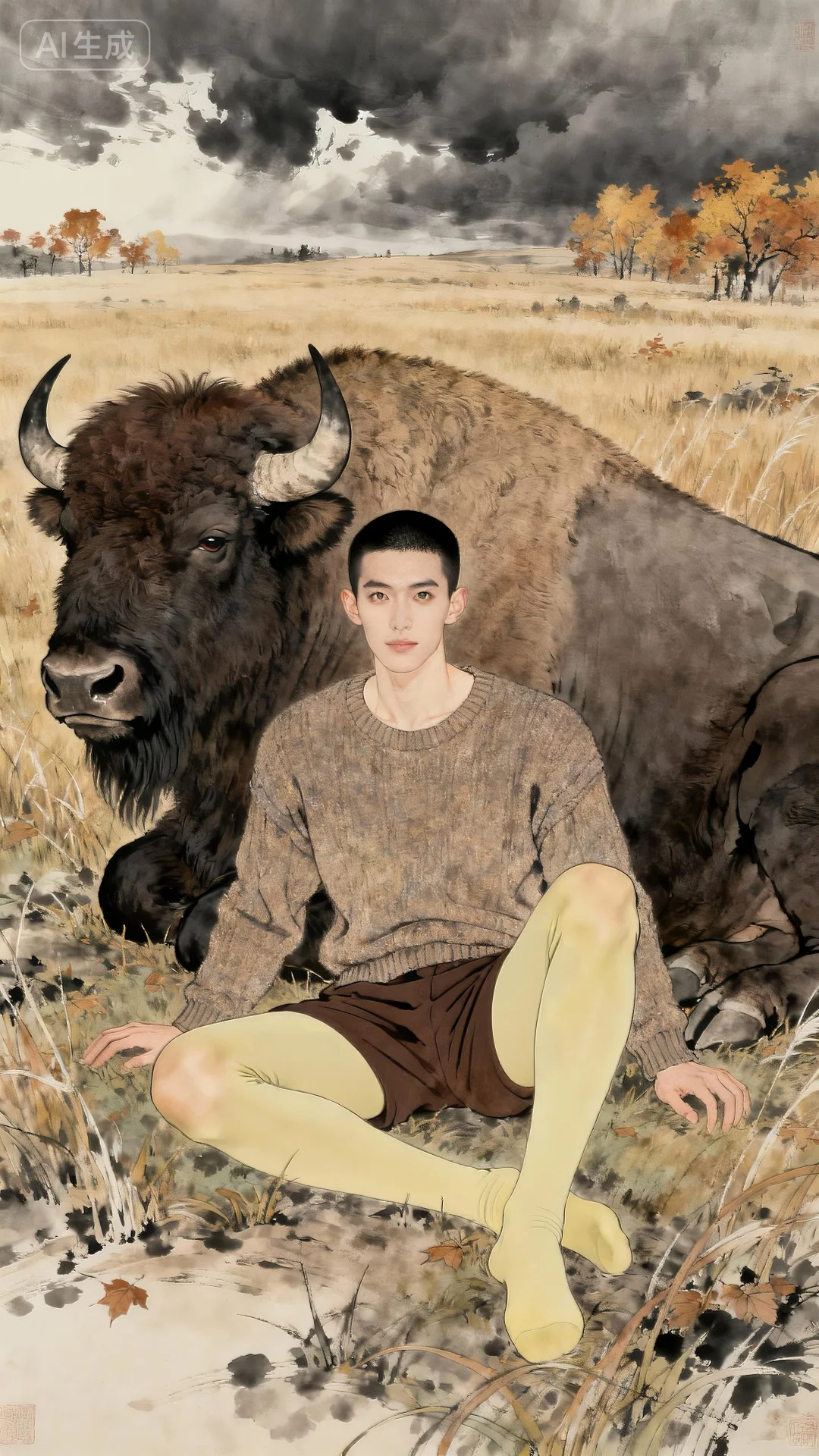 荒野之息🐋，男士丝袜，释放野性。