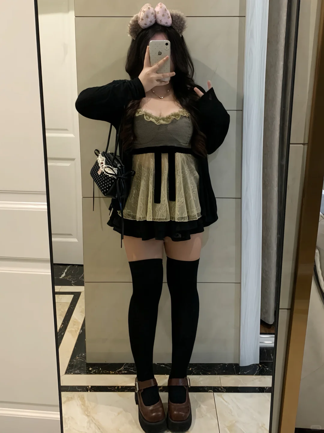 155/130｜过膝袜微胖的绝对领域😻…