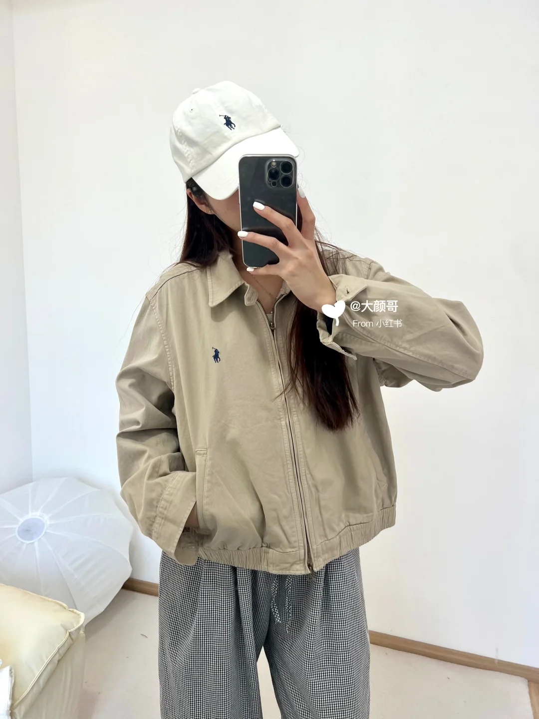 终于集齐拉夫劳伦女款老干部夹克三色！