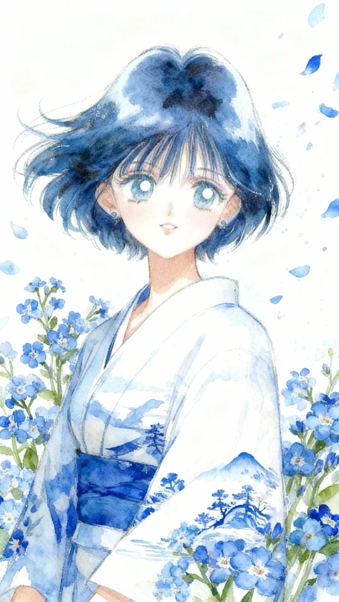 旧漫风美少女战士四时花卉壁纸（新增遥满）