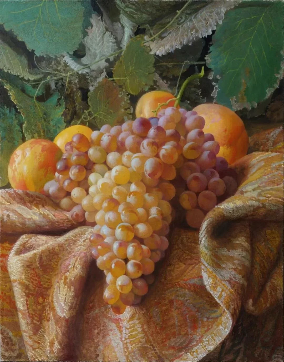 这位大师画得葡萄绝了，简直不能更娇艳！