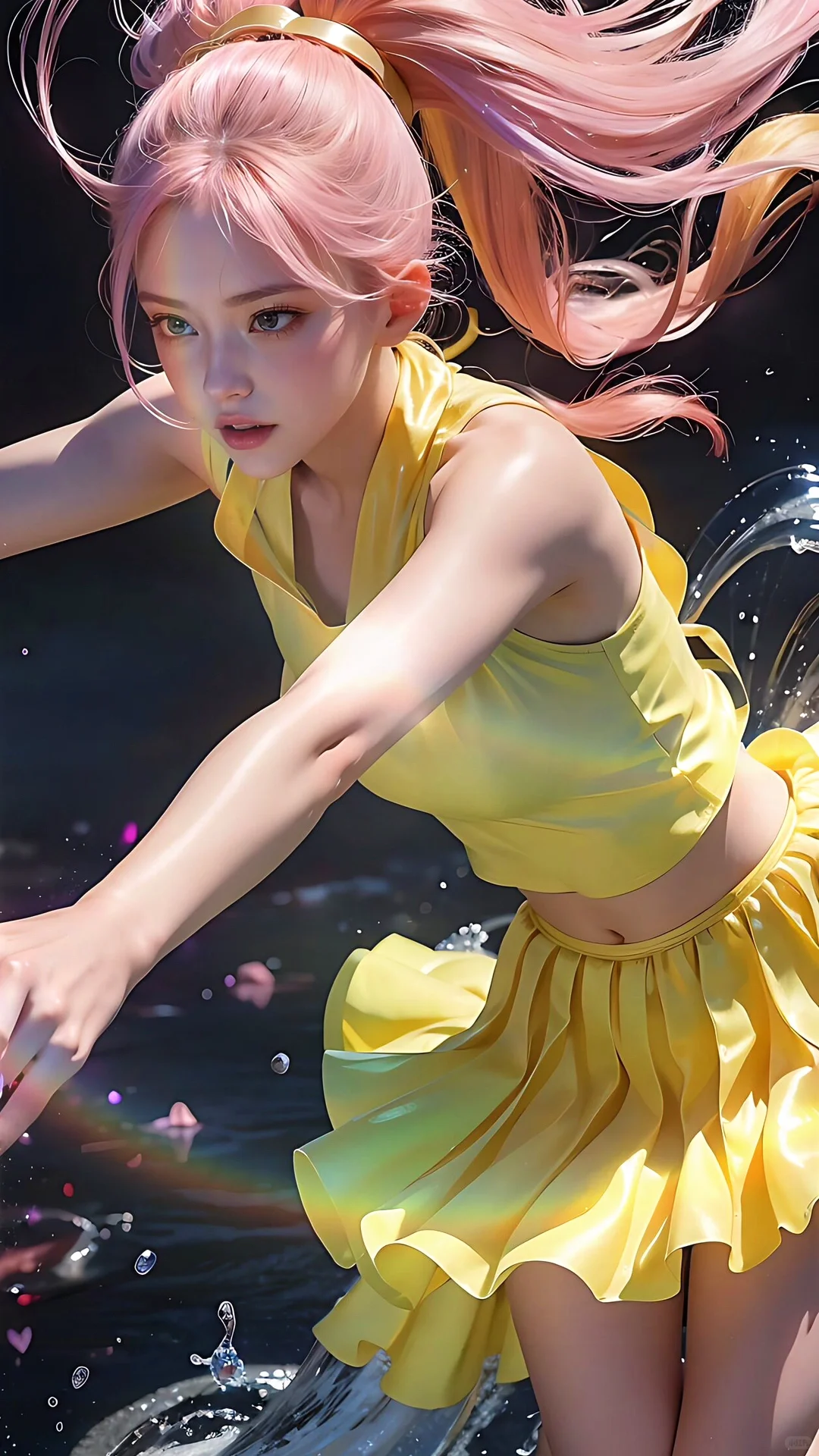 【今日分享】🌈彩虹系氧气美少女（中景篇）