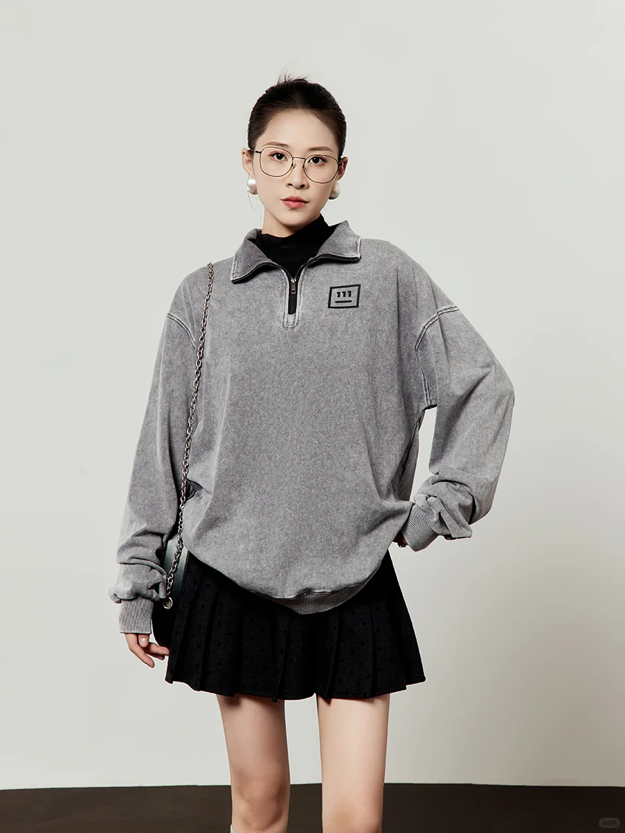 周里物 | 卫衣半裙JK感拉满🤩