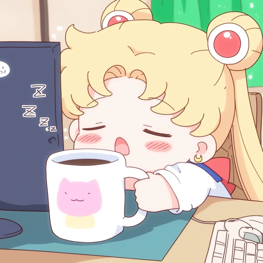 得了一看到工作就犯困的病💤 美少女战士