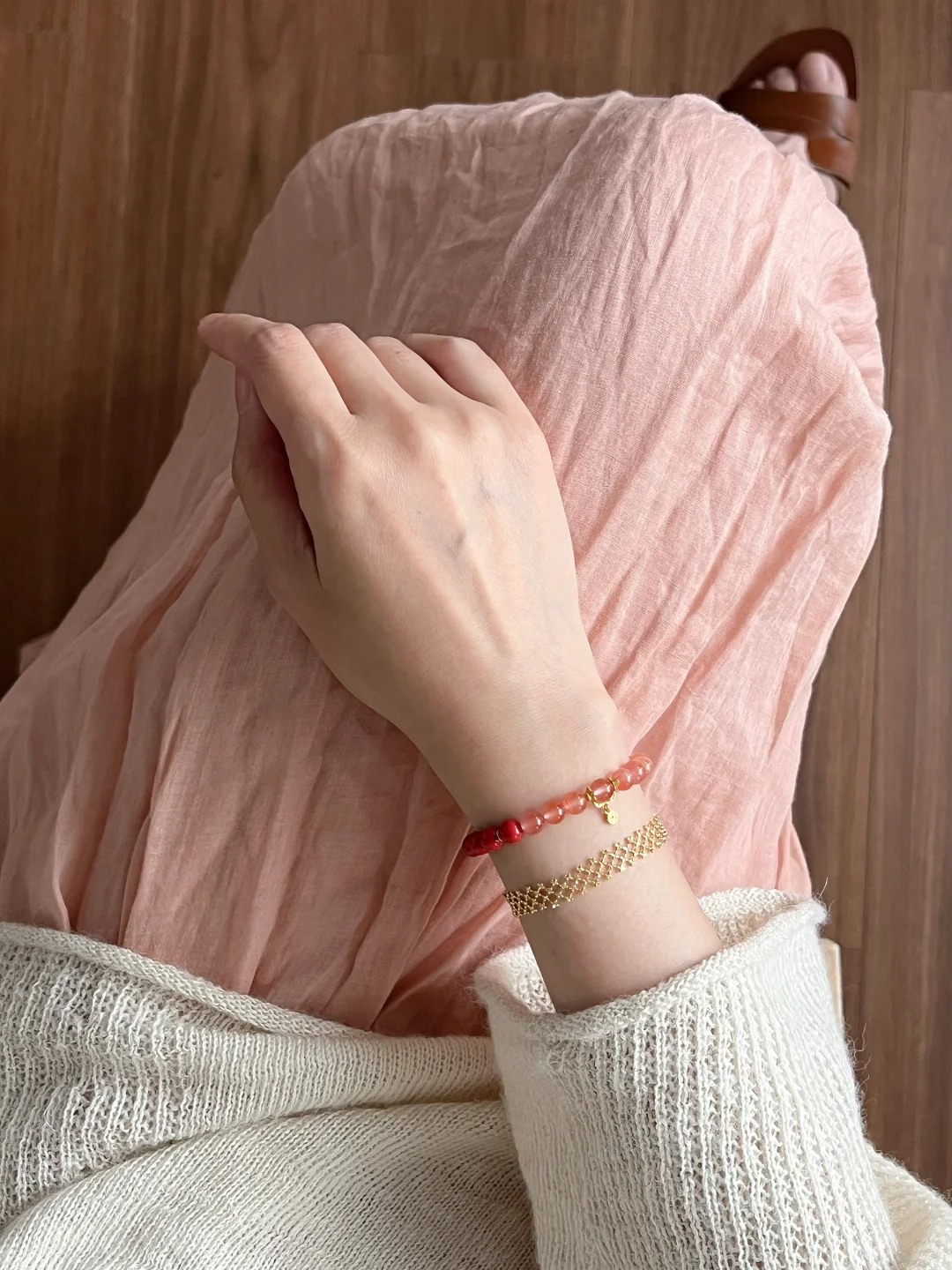 半红凝脂半朱华🏮几抹福运伴凝眸～