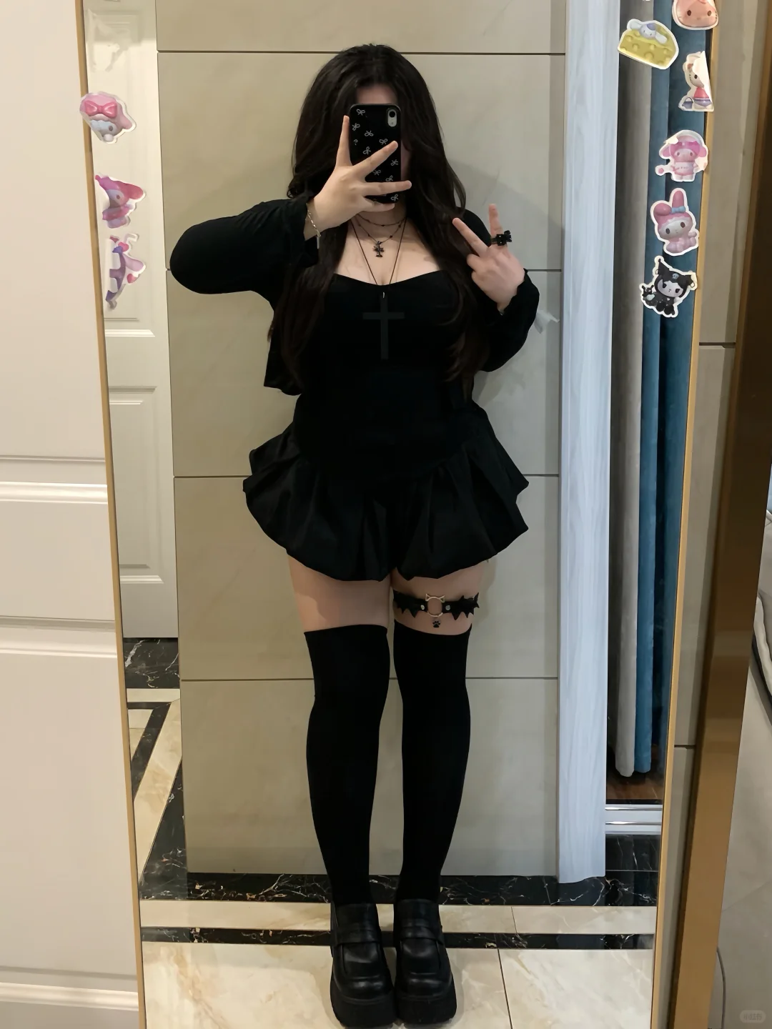 155/130｜过膝袜微胖的绝对领域😻…