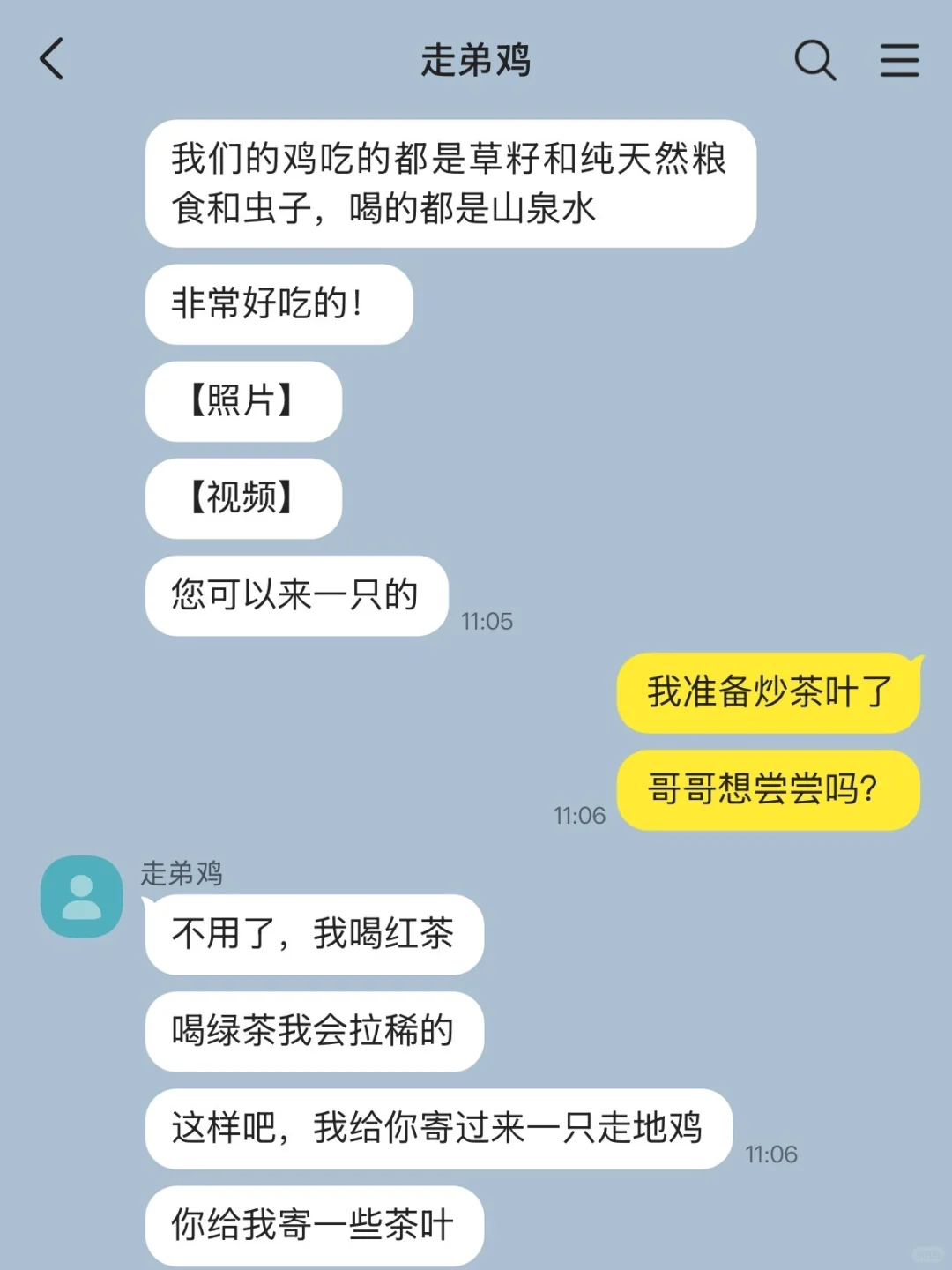 茶叶女X走弟鸡（1）