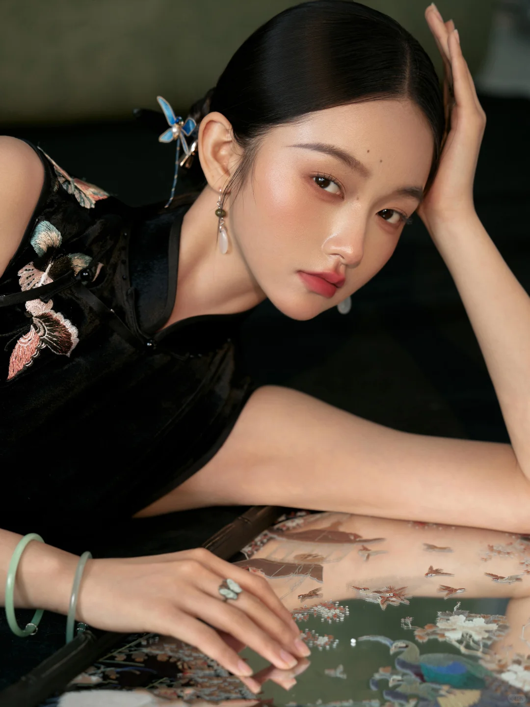 🦋中式旗袍写真｜把工笔画意境穿在身上！