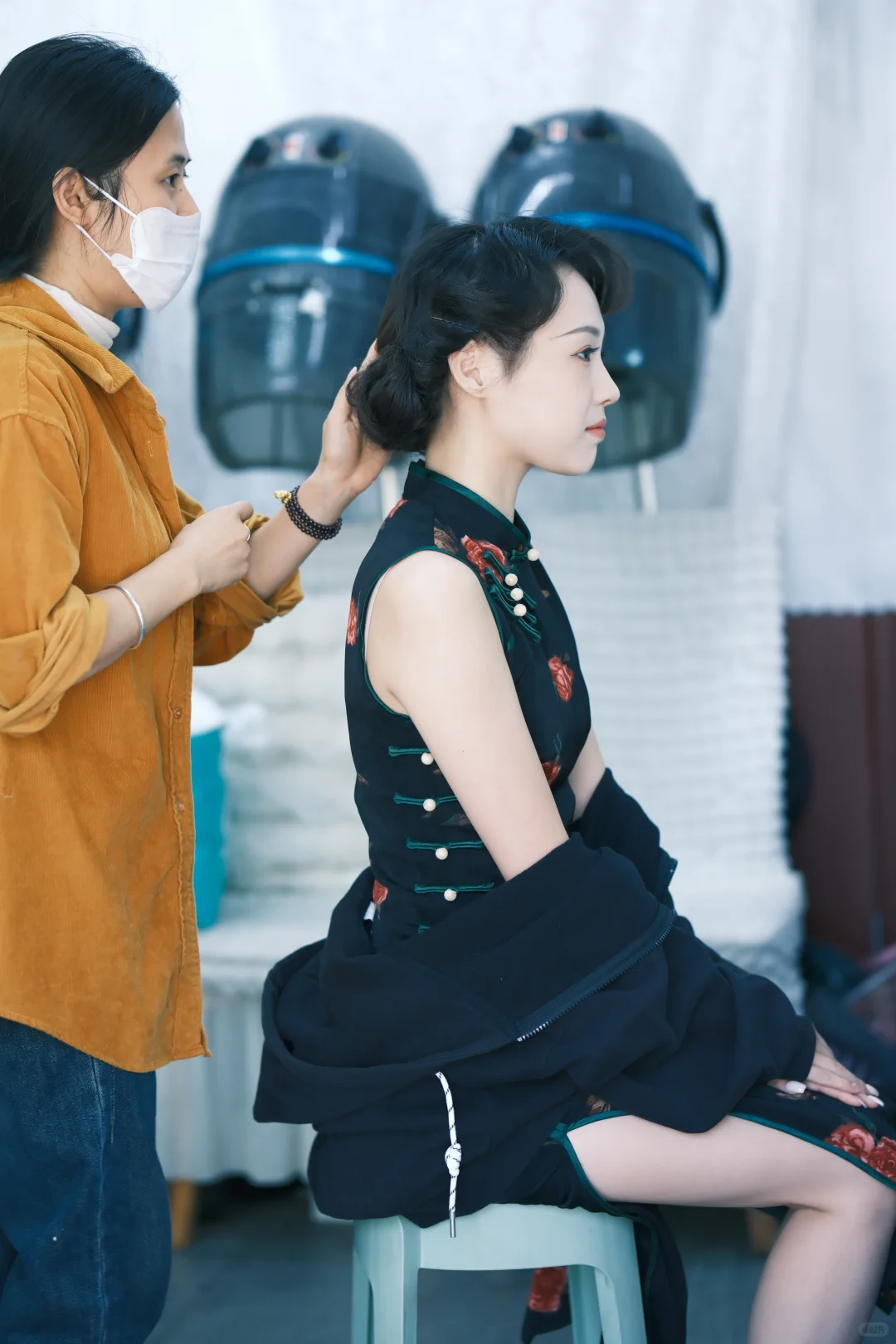 谁还没试过旗袍➕手推波