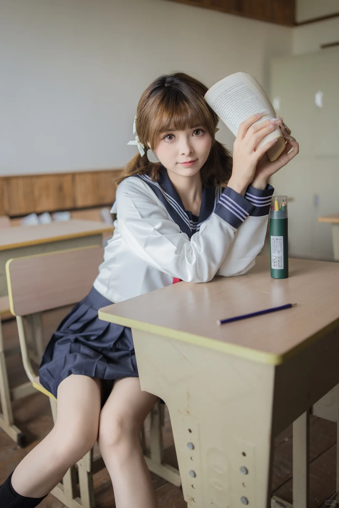 复古教室与JK的碰撞｜