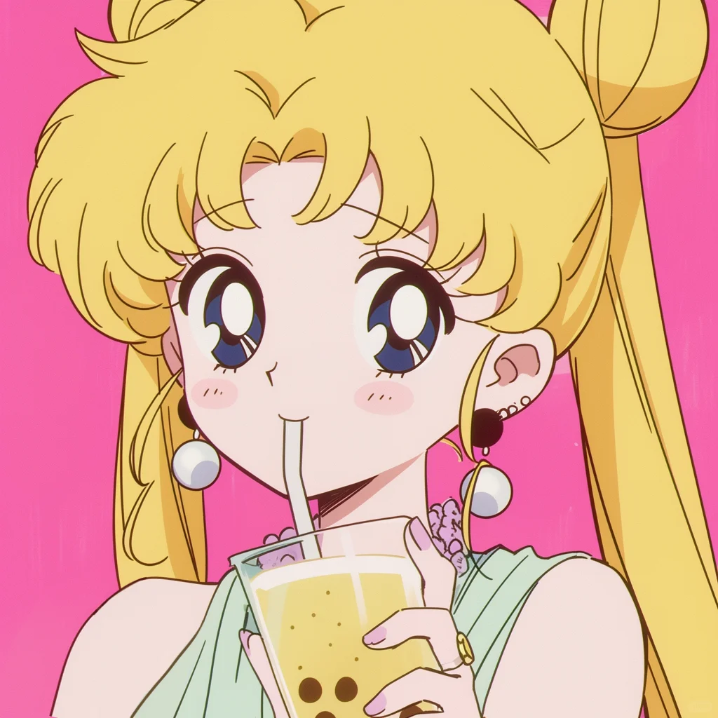 🐈‍⬛‧₊˚⋆♡̷☆₊ 喝奶茶 🥤 美少女战士